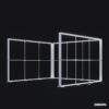 400x230 cm LED ışıklı modüler pano – kurumsal tanıtım standları için çözüm