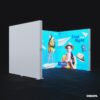 300x230 cm DS Lightbox seti, fuar standı için modüler ışıklı panel sistemi – kolay kurulum