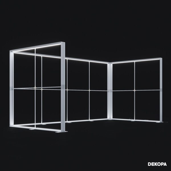 1 adet 400x230 Lightbox, 2 Adet 200x230 Lightbox