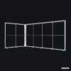 300x230 cm DS Lightbox seti, fuar standı için modüler ışıklı panel sistemi – kolay kurulum