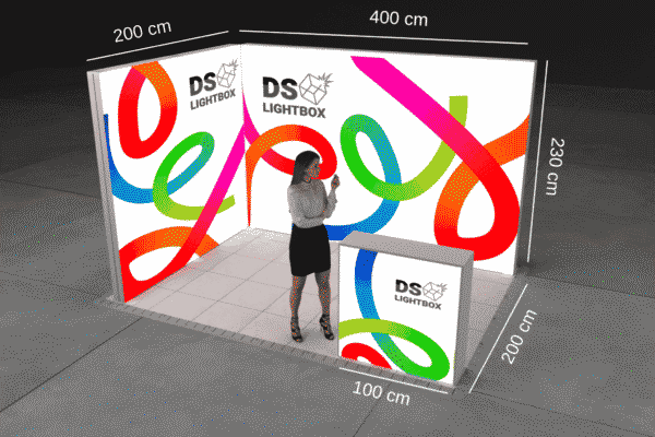 400*200 cm Kongre stand