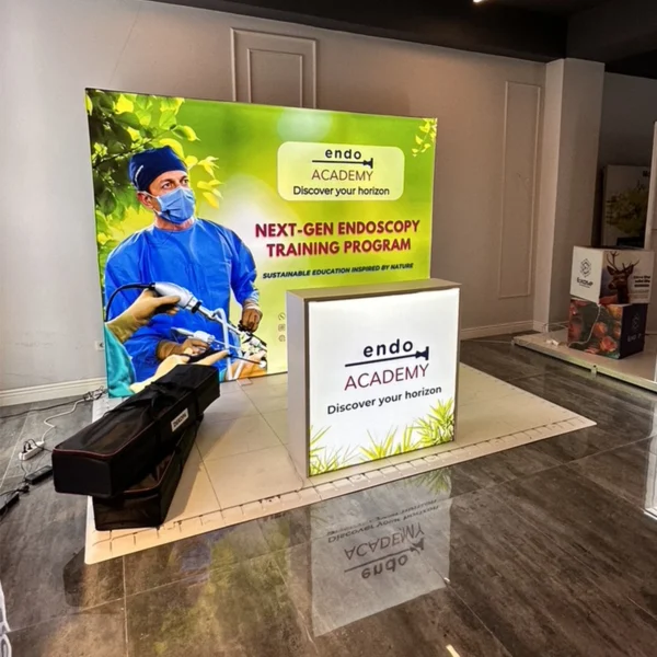 300x230 cm medikal kongre ışıklı stand - DS Lightbox