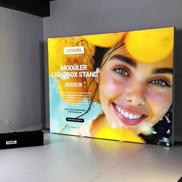 300x230 cm içten ışıklı modüler panel - Lightbox