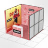 3x3 300x300cm 2pratik fuar standlari modular fair display pop stand seg lightbox istanbul ankara izmir