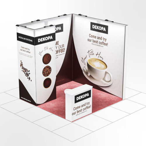 3x3 300x300cm 4pratik fuar standlari modular fair display pop stand seg lightbox istanbul ankara izmir
