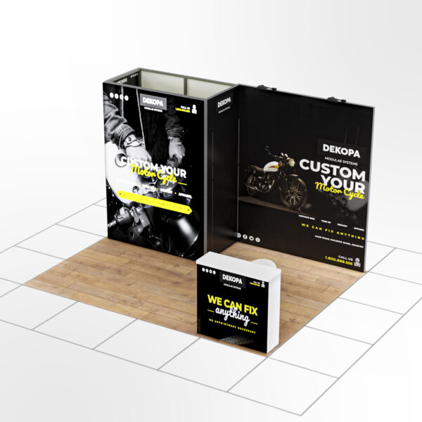 3x4 300x400cm 1pratik fuar standlari modular fair display pop stand seg lightbox istanbul ankara izmir