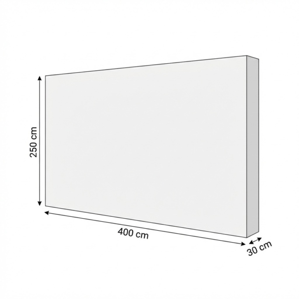 400×250 cm T3 Modüler Lightbox