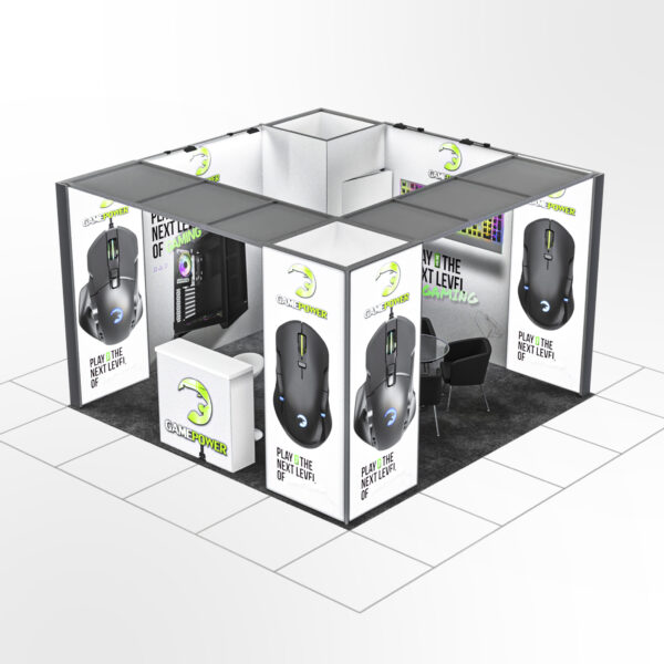 4x4 400x400cmpratik fuar standlari modular fair display pop stand seg lightbox istanbul ankara izmir