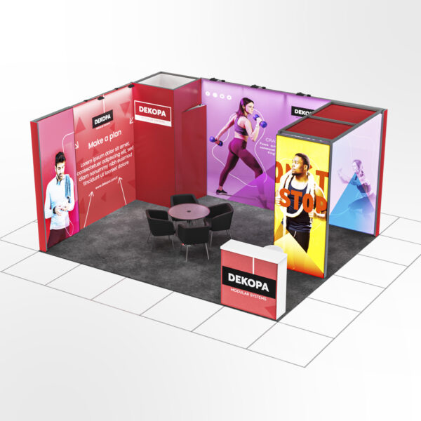 4x5 400x500cm 1pratik fuar standlari modular fair display pop stand seg lightbox istanbul ankara izmir