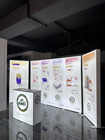 Anti Ilac DS Moduler Lightbox Set istanbul lightbox satilik stand pop stand orumcek stand rollup stand medikal stand amerika stand avrupa stand 4 1