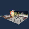 Orj T3 systems moduler stand sistemi fuar raf banko dekopa 1005istanbul turkey lightbox stand yurtdisi fuar standlari