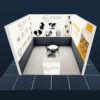 Orj T3 systems moduler stand sistemi fuar raf banko dekopa 1029istanbul turkey lightbox stand yurtdisi fuar standlari
