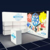 Orj T3 systems moduler stand sistemi fuar raf banko dekopa 1031istanbul turkey lightbox stand yurtdisi fuar standlari