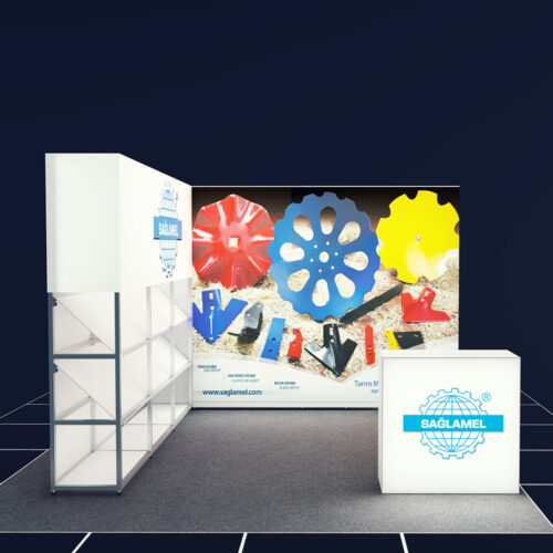 Orj T3 systems moduler stand sistemi fuar raf banko dekopa 1032istanbul turkey lightbox stand yurtdisi fuar standlari
