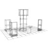 Orj T3 systems moduler stand sistemi fuar raf banko dekopa 1036istanbul turkey lightbox stand yurtdisi fuar standlari