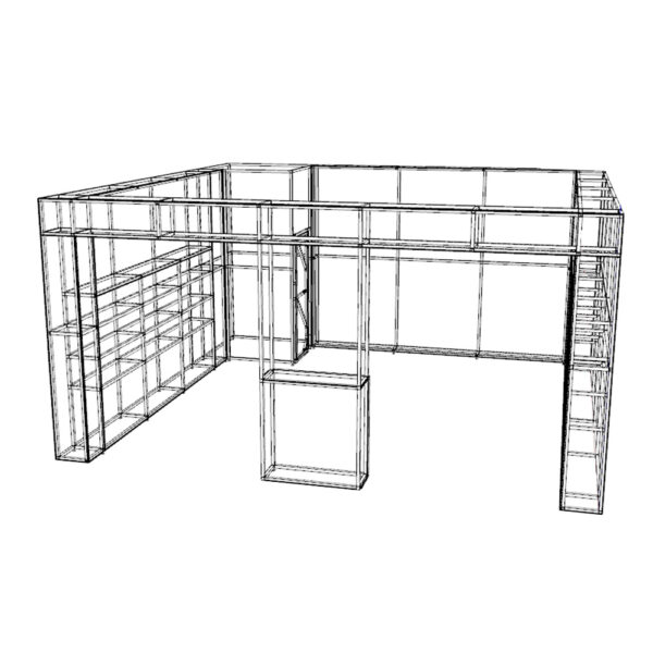 Orj T3 systems moduler stand sistemi fuar raf banko dekopa 1039istanbul turkey lightbox stand yurtdisi fuar standlari
