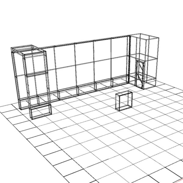 Orj T3 systems moduler stand sistemi fuar raf banko dekopa 1042istanbul turkey lightbox stand yurtdisi fuar standlari