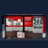 Orj T3 systems moduler stand sistemi fuar raf banko dekopa 1057istanbul turkey lightbox stand yurtdisi fuar standlari