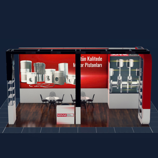 Orj T3 systems moduler stand sistemi fuar raf banko dekopa 1057istanbul turkey lightbox stand yurtdisi fuar standlari