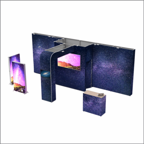 Orj T3 systems moduler stand sistemi fuar raf banko dekopa 141istanbul turkey lightbox stand yurtdisi fuar standlari