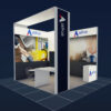 Orj T3 systems moduler stand sistemi fuar raf banko dekopa 151istanbul turkey lightbox stand yurtdisi fuar standlari