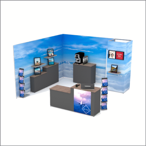 Orj T3 systems moduler stand sistemi fuar raf dekopa 19istanbul turkey lightbox stand yurtdisi fuar standlari