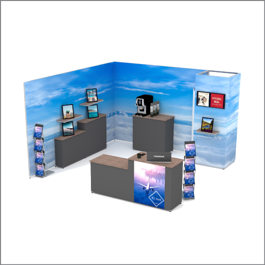Orj T3 systems moduler stand sistemi fuar raf dekopa 19istanbul turkey lightbox stand yurtdisi fuar standlari