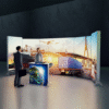 Orj t3 modular stand sistemi 100x250 120x240 240x240 dekopa 2demonte stand moduler backdrop istanbul backdrop