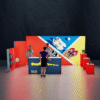 Orj t3 modular stand sistemi 240x480 100x200 100x150 banko 200x100 istanbul turkey lightbox stand moduler backdrop istanbul backdrop