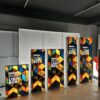 Modüler LED tanıtım ünitesi 80x200 – Hafif, taşınabilir ve enerji verimli yapı